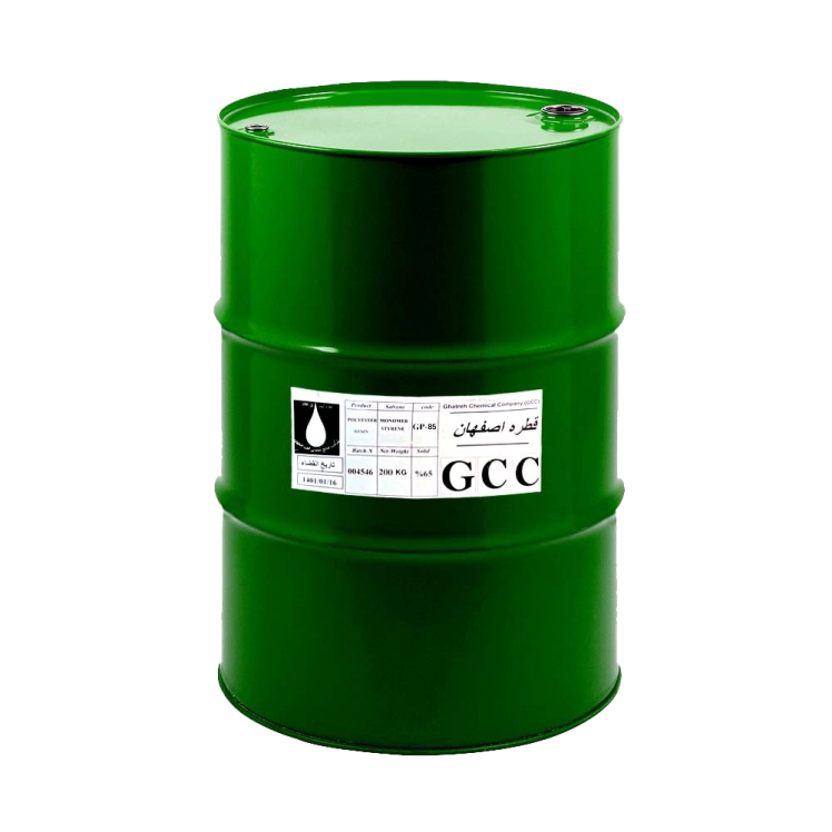 یک عدد بشکه 200 کیلوگرمی رزین پلی‌استر قطره GP-85