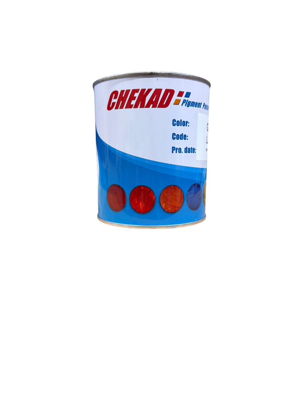 گالن 1 کیلوگرمی رنگ خمیری چکاد مناسب فایبرگلاس و کامپوزیت
