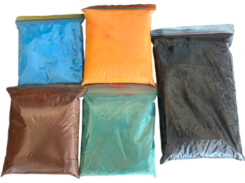 رنگ‌ پودری انتخابی برای ماستیک و صنایع مختلف ازقبیل صنایع پلاستیک ، سنگ مصنوعی ، رنگ سازی