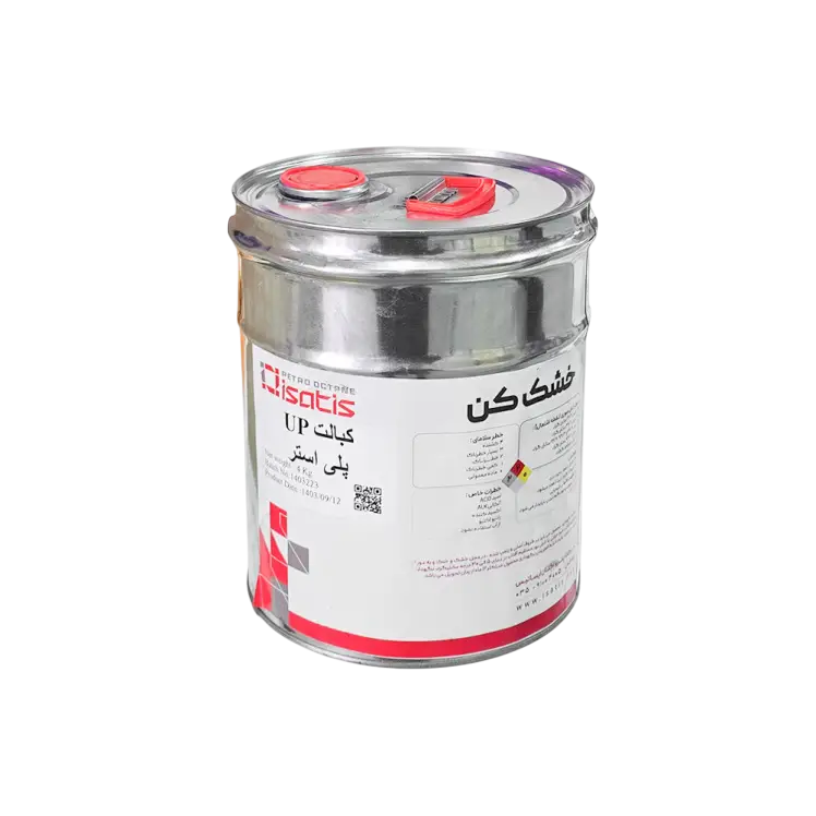  کبالت ایساتیس شتاب‌دهنده و خشک کن رزین پلی استر گالن 4 کیلویی 