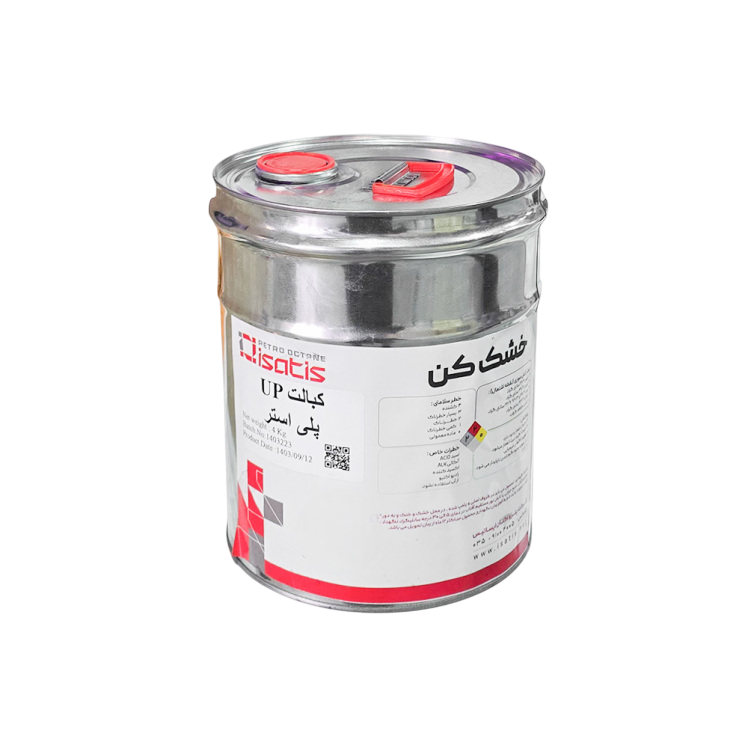 کبالت ایساتیس شتاب‌دهنده و خشک کن رزین پلی استر گالن 4 کیلویی